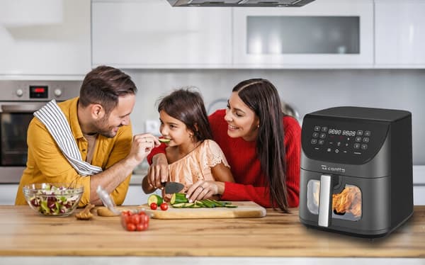 AIRFRYER 7,5L STOR SKÅL 14 PROGRAM