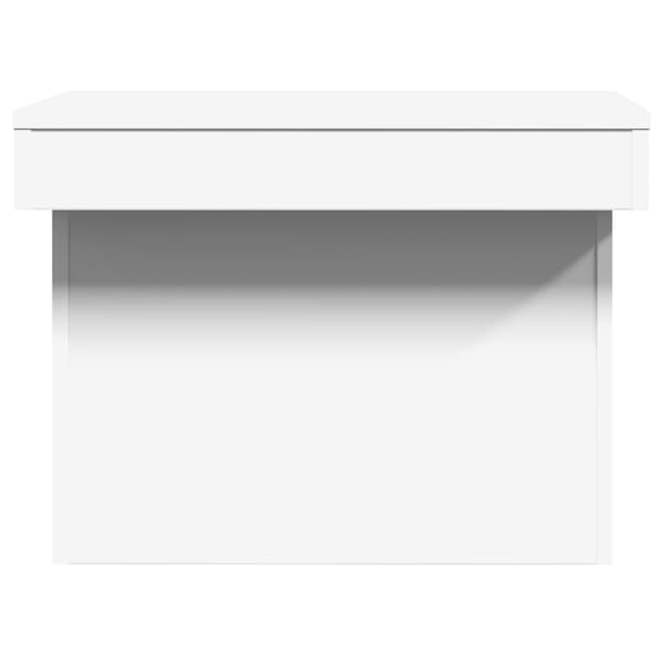 vidaXL Soffbord, Vitt, 100x55x40 cm, Träbaserat Material