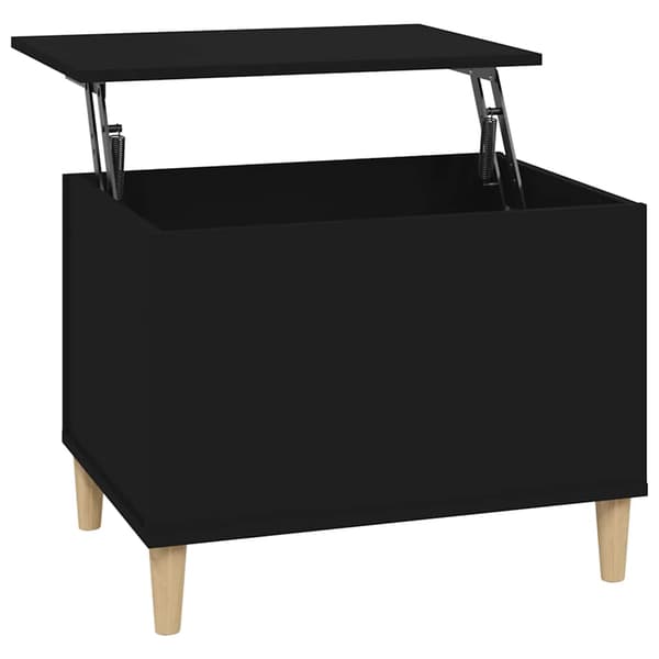 vidaXL sofabord, sort, 60x44,5x45 cm, træbaseret materiale