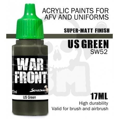 SW-52-mittakaavan väri War Front US Green