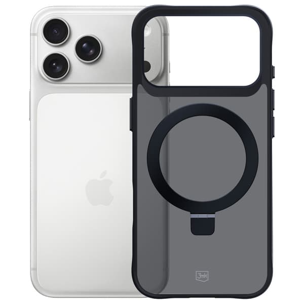 3MK Smoke Case Mag&Stand -kotelo iPhone 17 Prolle