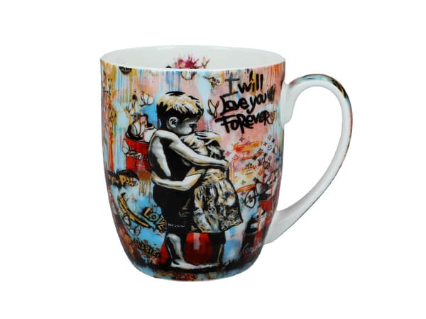 Carmani, posliinimuki t. Camio 380ml - graffiti