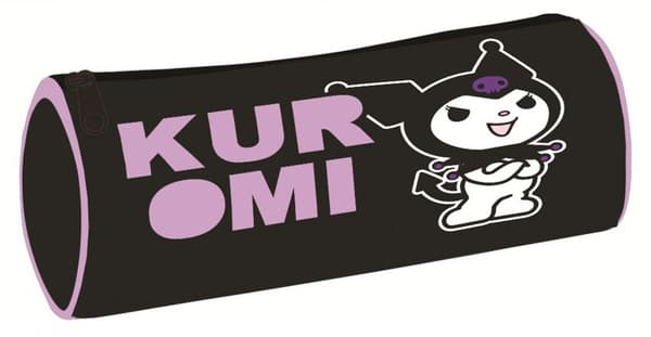 Kuromi svart pennfodral med rör