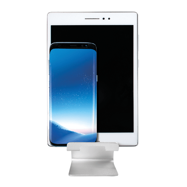LogiLink telefon-/tabletholder - Aluminium, elegant, stabil og stilfuld
