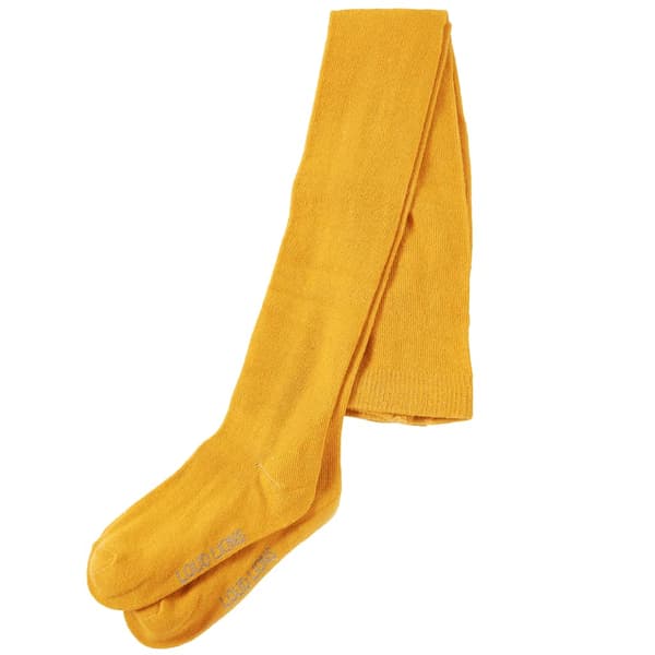 Barnstrumpbyxor, mörk ockrafärg, 104