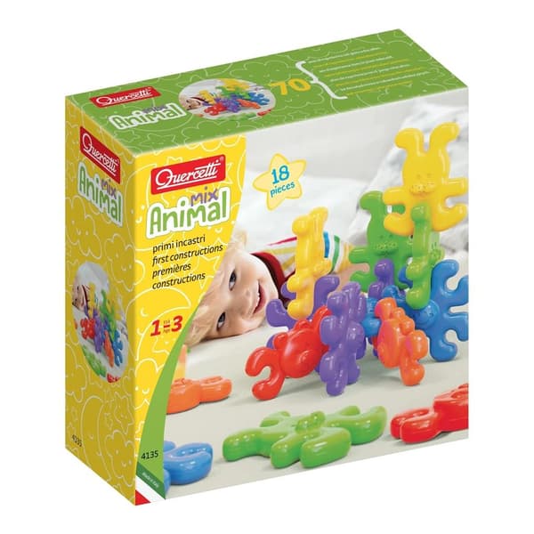 Dyrepuslespil mix 18 brikker