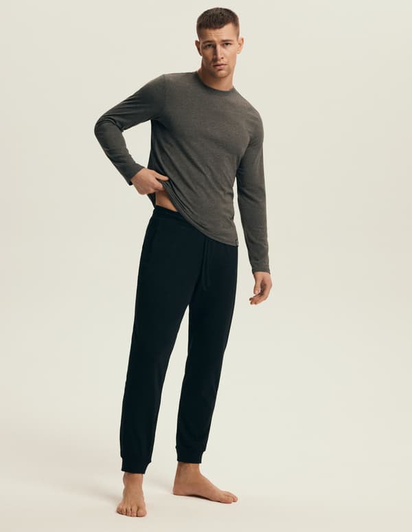 Mike Henderson Herrepyjamas | Grå, Sort L