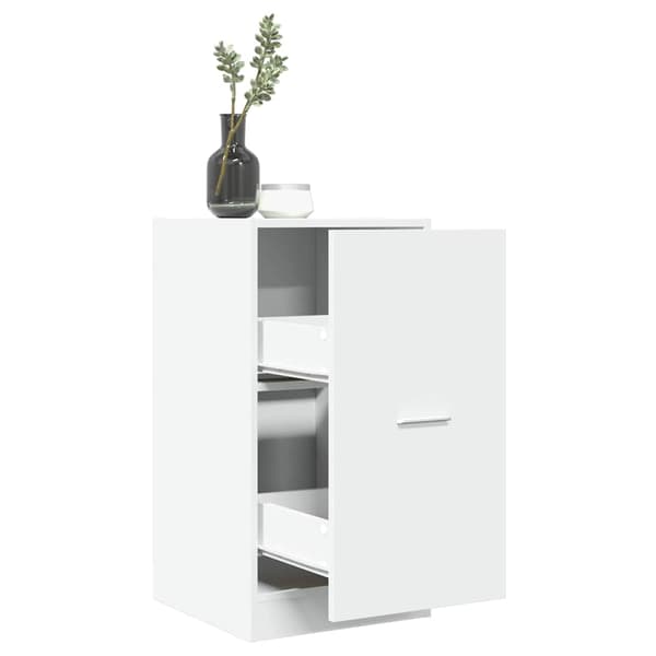 vidaXL Apoteksskåp vit 40x41x77,5 cm träbaserat material