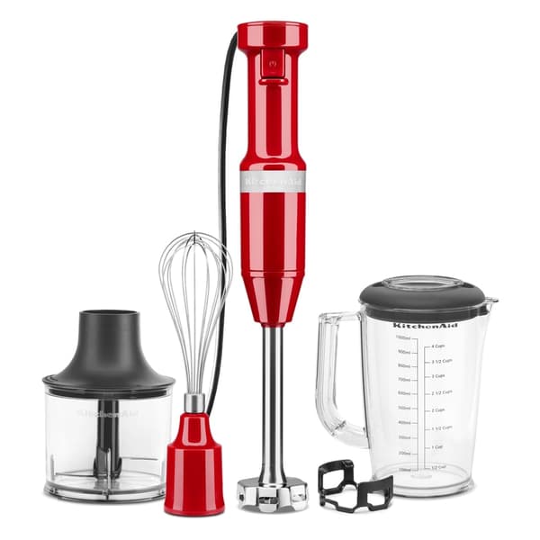 Sauvasekoitin lisävarusteineen 5KHBV83 KitchenAid Väri: Kiiltävän punainen