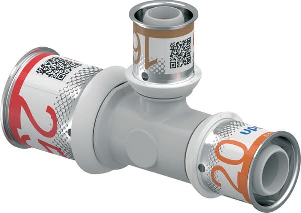 Reducerande T-rör ppsu 25-16-20 Uponor S-Press Plus