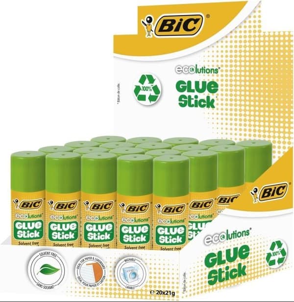 ECOlutions-liimapuikko 21 g (20 kpl) BIC