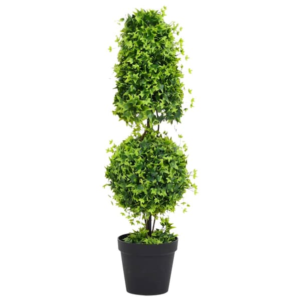 vidaXL kunstig buksbom med potte, grøn, 100 cm