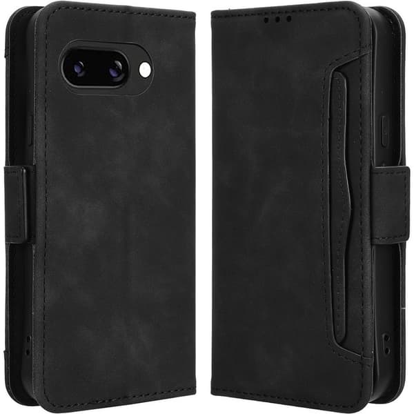 Flipfodral till Google Pixel 9A, Kortplats, Svart