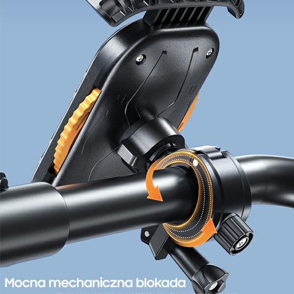 AWEI X29 pyöräteline 4,7"-6,7" runkoon, musta