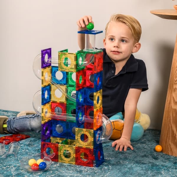 COBLO magnetiska block för kulspår, 100 st.