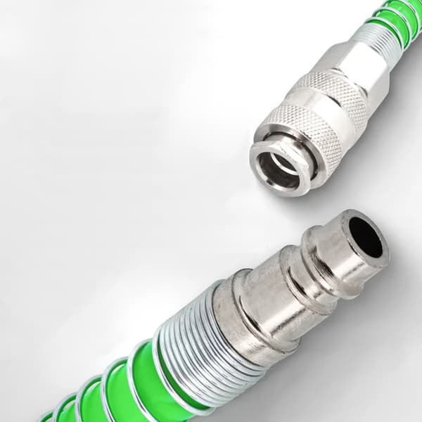 ROCKFORCE SPIRALSLANG med SNABBKOPPLINGAR 8 mm x 15 m