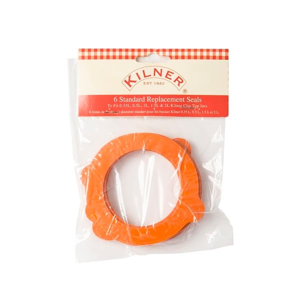 Sæt med 6 krukkeforseglinger / Kilner
