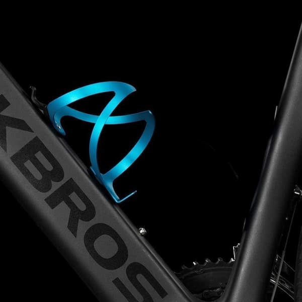 Cykelflaskhållare i aluminium - blå