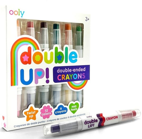 Double Up -kaksipuoliset väriliidut 6 kpl