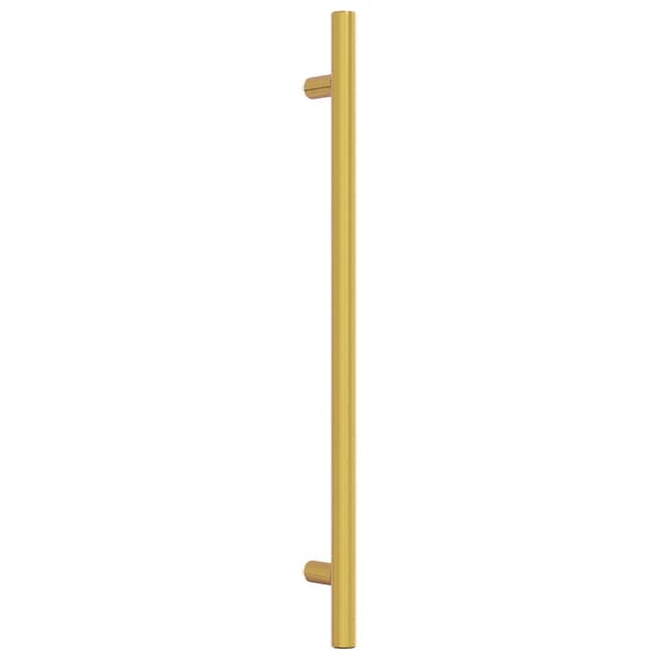 vidaXL skabsgreb, 10 stk., guld, 224 mm, rustfrit stål