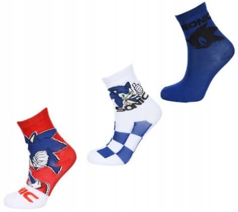 SONIC SOCKS pojksockor 3-pack 23/26 FN06R