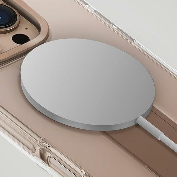 UNIQ Heldro Max MagSafe-etui med FlexGrip-rem, iPhone 16 Pro-stativ, klar