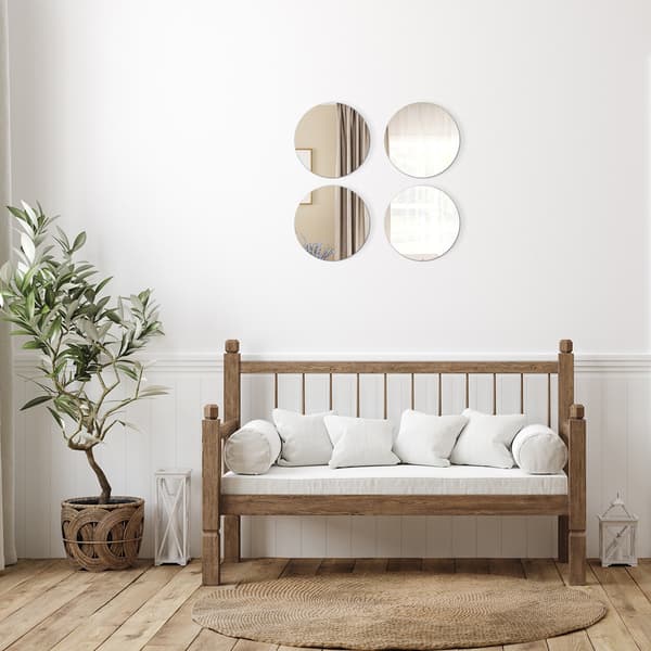 Levi pyöreät peilit, 4 kpl, 30 cm