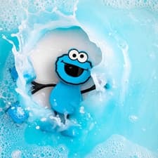 Set med sensoriska kuber som lyser i vattnet, Kakmonster, Glo Pals