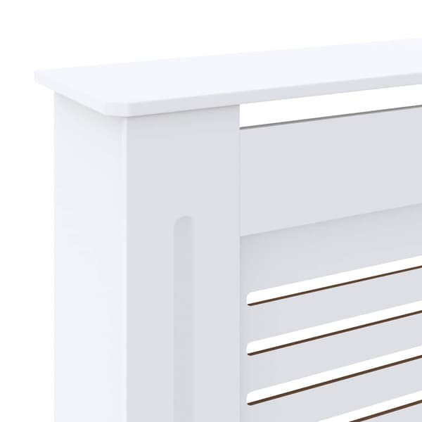 vidaXL MDF-elementskydd vit 205 cm