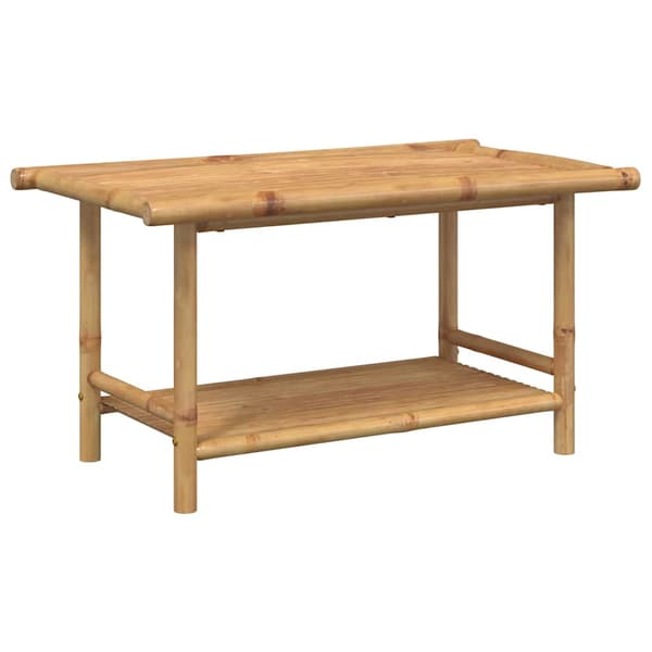 vidaXL Soffbord, 90x50x45 cm, bambu