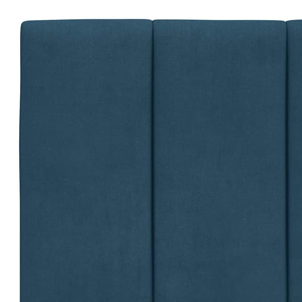 vidaXL Sängynpäädyn tyyny, sininen, 100 cm, sametti