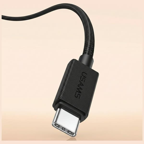 USAMS U92 60W USB-C - USB-C -kaapeli 1,2 m musta