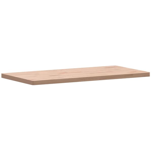 vidaXL bordplade 80x40x2,5 cm rektangulær massiv bøgetræ
