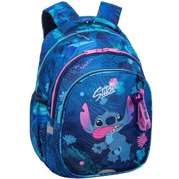 Disney Blå. 15" Børnerygsæk. Stitch
