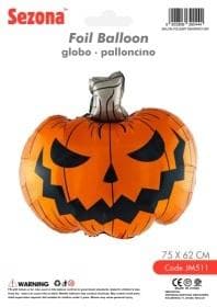 Halloween Græskarballon 75x62cm