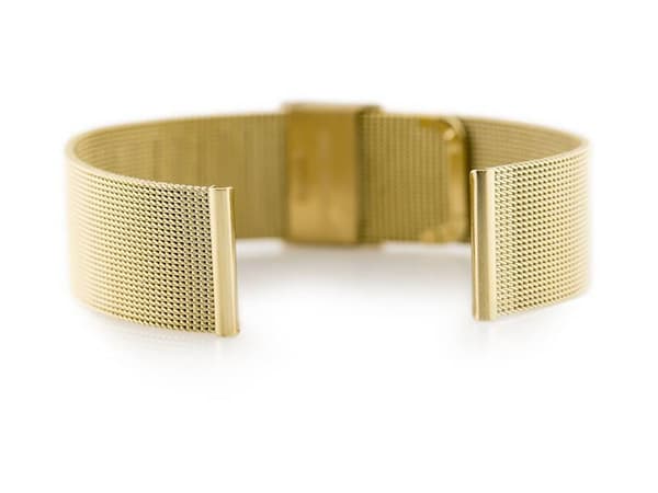 Armband 301G - nät HQ - guld - 20mm