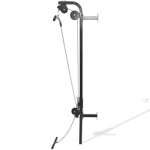 vidaXL Övre och nedre väggmonterad pull-up-stång