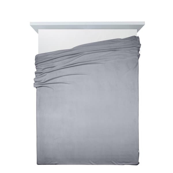 Polarfilt 150x200 cm, silverfärgad fleece