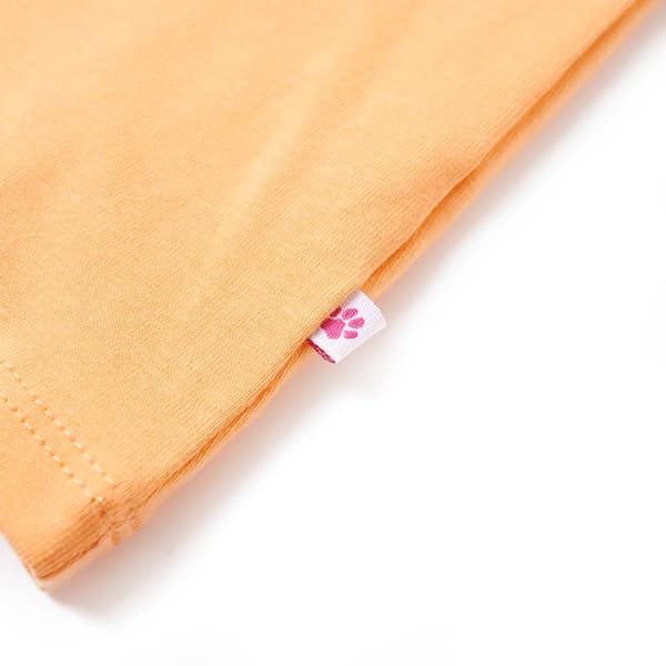 Barnlinne i klarorange, storlek 116