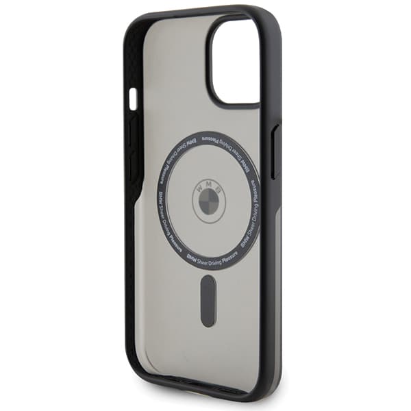 BMW IML Signature MagSafe-etui til iPhone 15 Plus, sort