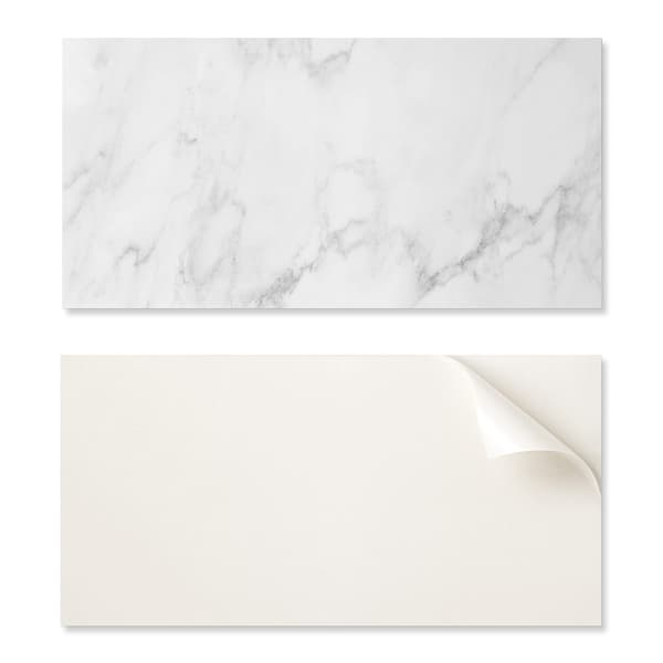 Selvklæbende vinylpanel med tryk 100x50 cm marmoroverflademønster