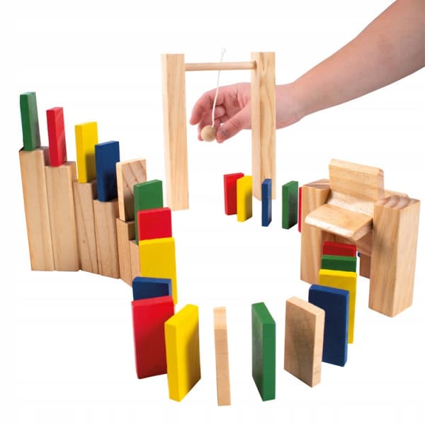 Domino Träklossar 213 bitar 3+ 6320025