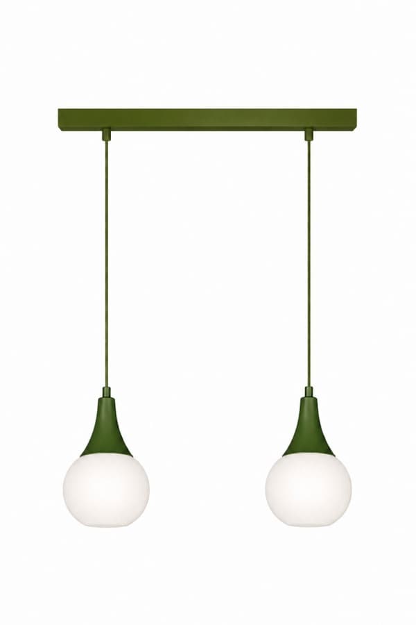 Riippuvalaisin 2xE27 Lacrima Khaki