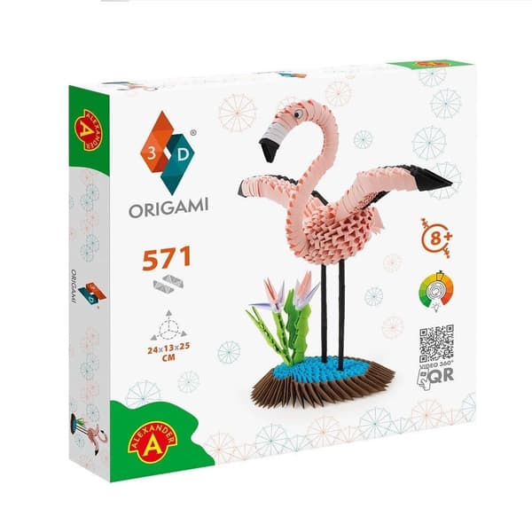 Origami 3D - Flamingo ALEX