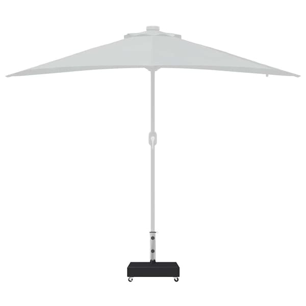 vidaXL paraplystativ sort 45x25x8 cm granit