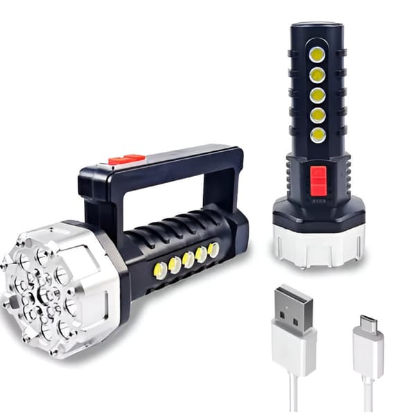 Bærbar ultra-lys LED-lampe, multifunktionslampe