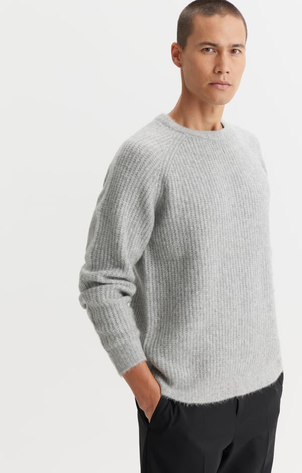 Tröja med strukturmönster XXL