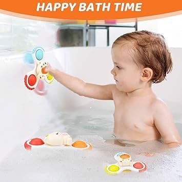 Fidget spinner med sensorisk sugkopp för barn