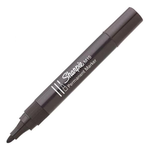 MARKER SHARPIE PERMANENT M15 SVART OK (12) 2117