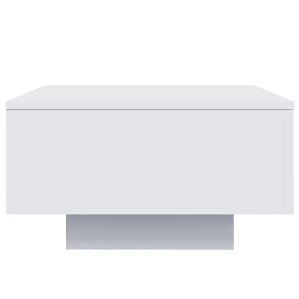 vidaXL LED-soffbord vitt 55x55x31 cm